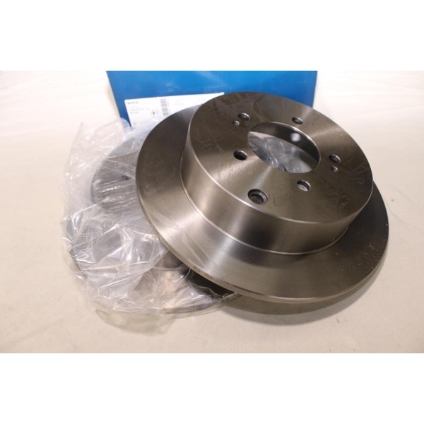 Lot 2 disques de frein arriere plein 302mm diametre Bosch BD1222 0986479318 pour citroen C-crosser C4 aircross mitsubishi outlan