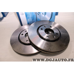 Lot 2 disques de frein avant ventilé 288mm diametre Bosch BD877 0986478980 pour citroen C5 xantia