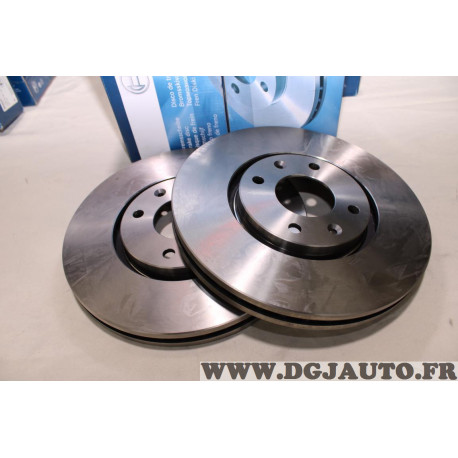 Lot 2 disques de frein avant ventilé 288mm diametre Bosch BD877 0986478980 pour citroen C5 xantia 