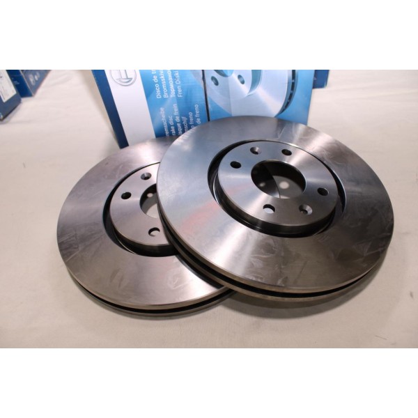 Lot 2 disques de frein avant ventilé 288mm diametre Bosch BD877 0986478980 pour citroen C5 xantia 