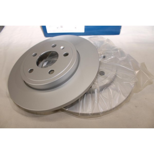 Lot 2 disques de frein arriere plein 288mm diametre Bosch BD1117 0986479252 pour audi A4 seat exeo 