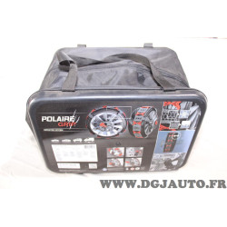 Jeu 2 chaines neige tension automatique pour vehicules non chainables Polaire grip 0070-PXGA S10F7003-B pour pneu roue 195/80/13