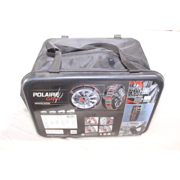 Jeu 2 chaines neige tension automatique pour vehicules non chainables Polaire grip 0070-PXGA S10F7003-B pour pneu roue 195/80/13