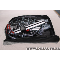 Jeu 2 chaines neige Konig N°100 easy-fit CU-9 pour pneu roue jante 215/70/14 215/70/15 225/65/15 235/60/15 215/60/16 225/55/16 2