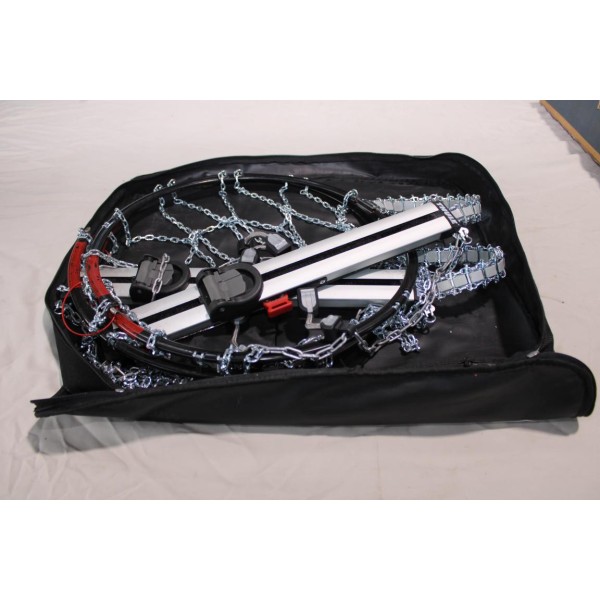 Jeu 2 chaines neige Konig N°100 easy-fit CU-9 pour pneu roue jante 215/70/14 215/70/15 225/65/15 235/60/15 215/60/16 225/55/16 2