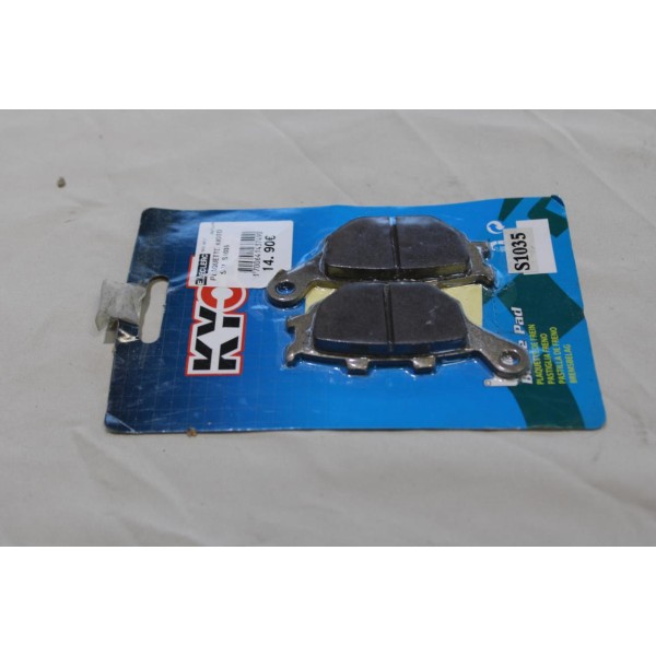 Jeu 2 plaquettes de frein Kyoto S1035 pour honda CB CBF CBR VT VTR VTX XL kawazaki KLX Z750 Z1000 suzuki DL GSF GSX SFV SV yamah