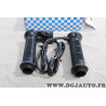 Jeu 2 poignées chauffante Hotgrip Sifam POI5000 universel diametre 22mm longueur 128mm pour moto scooter