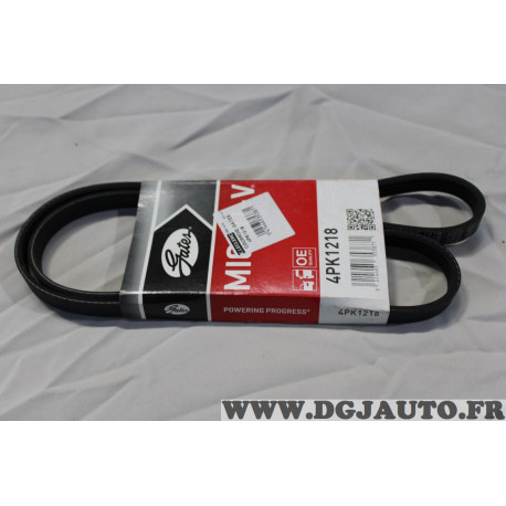 Courroie accessoire Gates 4PK1218 pour audi A4 A6 peugeot 205 305 309 renault express clio 1 safrane 1 toyota altezza 