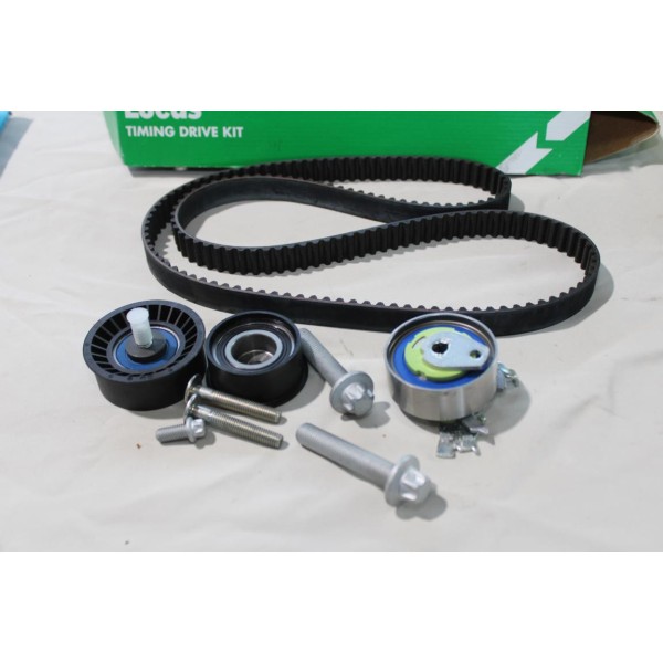 Kit distribution galets tendeur + enrouleurs + courroie Lucas LDK0451 pour opel astra G zafira A 1.4 1.6 1.8 essence 