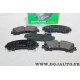 Jeu 4 plaquettes de frein avant montage akebono MGA 1204 pour renault koleos nissan X-trail T32 infiniti Q50 Q60 QX50