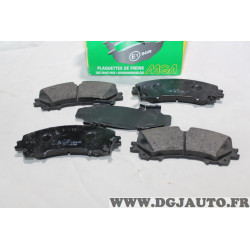 Jeu 4 plaquettes de frein avant montage akebono MGA 1204 pour renault koleos nissan X-trail T32 infiniti Q50 Q60 QX50 
