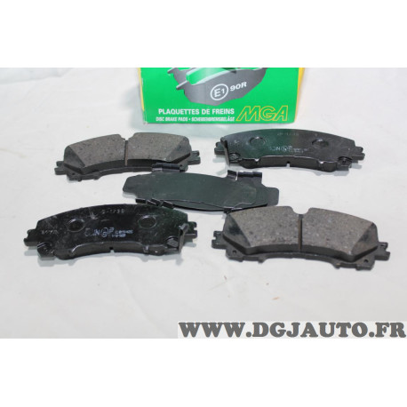 Jeu 4 plaquettes de frein avant montage akebono MGA 1204 pour renault koleos nissan X-trail T32 infiniti Q50 Q60 QX50 