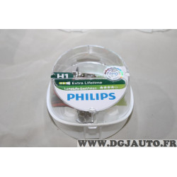 Boite 2 ampoules de phare type H1 extra lifetime Philips 36255828 12258LLECOS2 