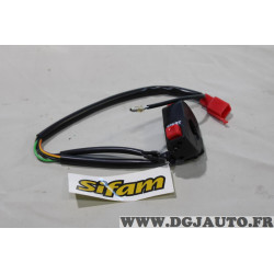 Commodo universel bouton start stop Sifam IND215 pour moto scooter 