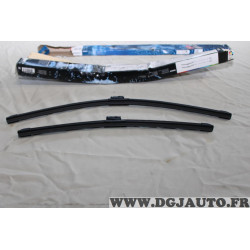 Jeu 2 balais essuie glace souple aerotwin 600mm + 475mm Bosch A204S 3397014204 pour mercedes classe A CLA GLA W176 W177 C117 C11