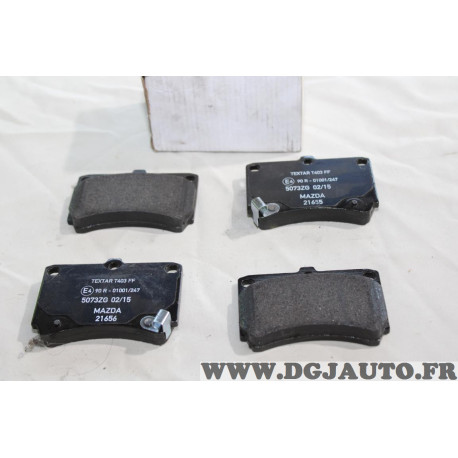 Jeu 4 plaquettes de frein avant montage sumitomo Mazda B5Y6-33-28ZA9C pour kia rio mazda 121 323 MX3 demio 