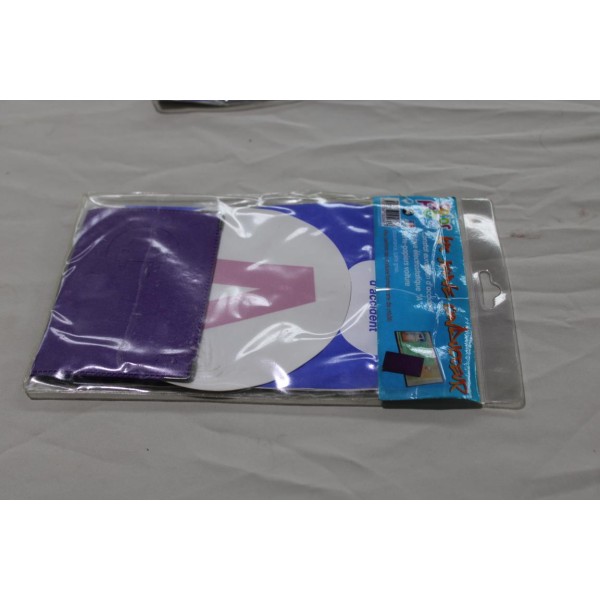 Kit autocollant A jeune conducteur avec pochette porte documents violet Colorpop 3700536102601 