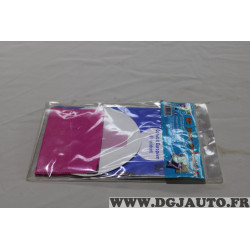 Kit autocollant A jeune conducteur avec pochette porte documents rose Colorpop 3700536102601 