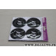 Jeu 4 autocollants centre enjoliveur 13" 14" 15" 16" Kisikol V8 