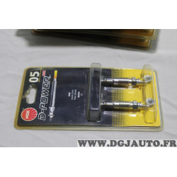 Jeu 2 bougies de prechauffe NGK Y937-J 6792 pour ford fiesta 3 4 III IV escort 6 IV mondeo 2 II mazda 121 1.8D 1.8TD 1.8 D TD di