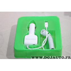 Chargeur allume cigare 12/24V USB micro USB Comutech 861302 