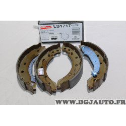 Jeu 4 machoires de frein 203x38m Delphi LS1717 pour citroen saxo ZX xsara peugeot 106 206 306 renault clio 2 II twingo 1 laguna 
