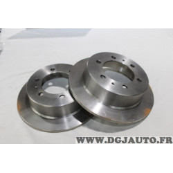 Jeu 2 disques de frein arriere plein 299mm diametre Mintex MDC1371 pour daewoo ssangyong musso korando rexton 