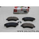 Jeu 4 plaquettes de frein avant montage bendix Ferodo FDB5025 pour citroen C2 C3 C4 xsara berlingo opel crossland X corsa F peug