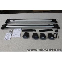 Jeu 2 barres de toit aluminium Thule wingbar edge modele 9583 