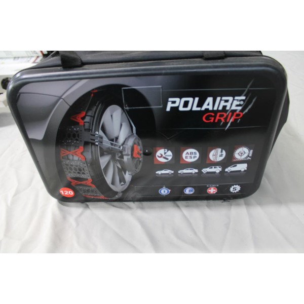 Jeu 2 chaines neige Polaire V14 F12 001-B 0120-PXGF pour roue pneu jante 215/80/14 215/75/15 245/65/15 185/80/16 195/75/16 215/7