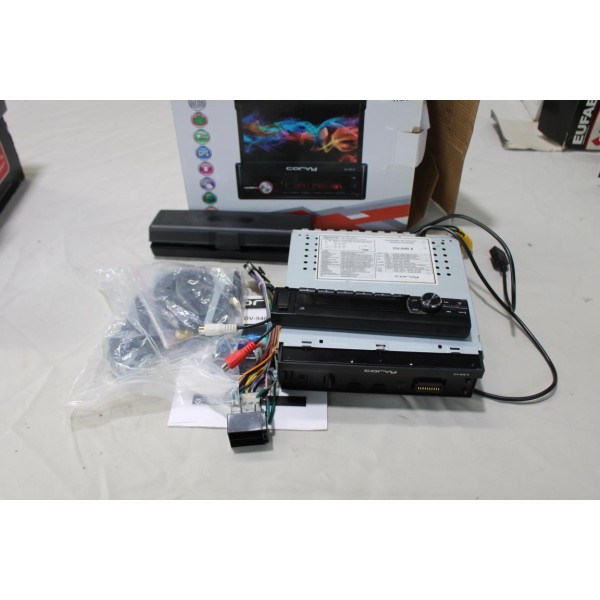 Poste radio autoradio 1 Din avec ecran multimedia 7" Corvy DV-940X 