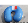 Coussin cale repose tete de voyage bleu drapeau France (un peu sale du au stockage) Confidence TCCM3583
