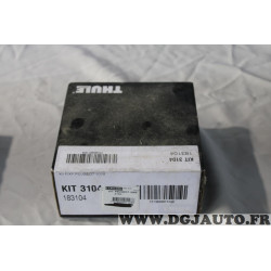 Kit pieds fixation barres de toit KIT 3104 Thule KIT3104 pour peugeot 5008 de 2009 à 2017 