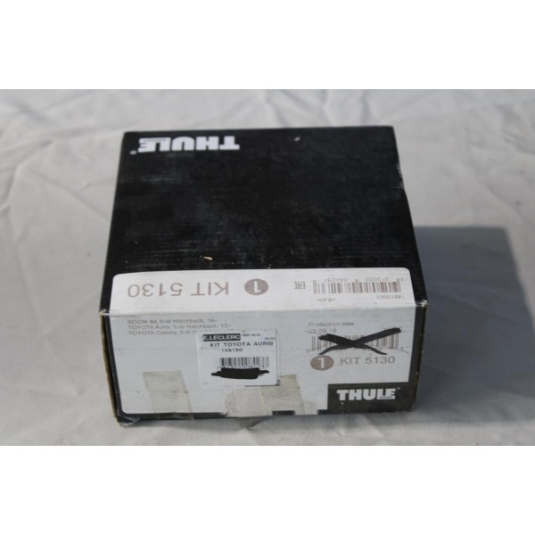 Kit pieds fixation barres de toit KIT 5130 Thule KIT5130 pour toyota auris 5 portes partir de 2013 corolla 5 portes 