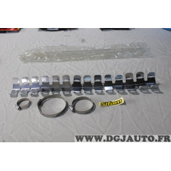 Plaque protection pot echappement 2T chrome Sifam PRP6000 pour moto cross 