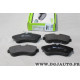 Jeu 4 plaquettes de frein avant montage lucas Valeo 598501 pour citroen C2 C3 dont pluriel 