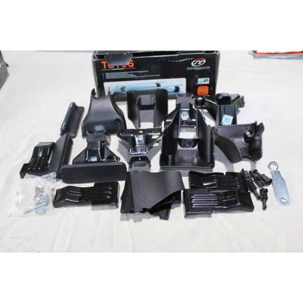 Kit pieds fixation barres de toit Totus 40070 pour nissan note de 2006 à 2013 kia rio de 2000 à 2005 