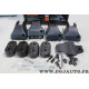 Kit pieds fixation barres de toit Totus 40606 pour fiat stilo 3 et 5 portes de 2001 à 2006