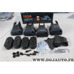 Kit pieds fixation barres de toit Totus 40613 pour ford focus cmax de 2003 à 2010 mazda 3 de 2003 à 2013 