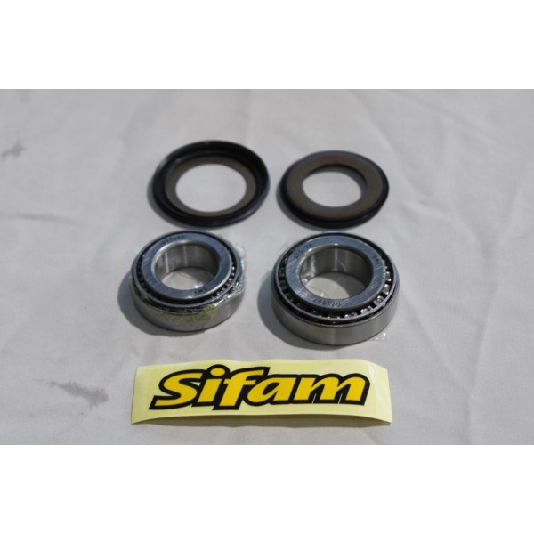 Jeu 2 roulements colonne de direction 25x47x15 28x52x16.5 Sifam COL005 pour moto kawasaki EN GPX GPZ GTR KLE KLR VN W Z1100 zeph