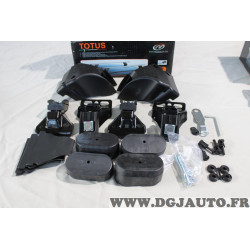 Kit pieds fixation barres de toit Totus 40608 pour renault megane 2 II de 2002 à 2008 no sun roof 