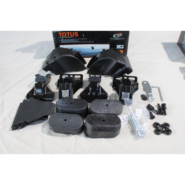 Kit pieds fixation barres de toit Totus 40608 pour renault megane 2 II de 2002 à 2008 no sun roof 