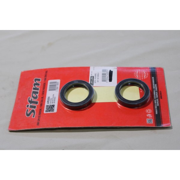 Jeu 2 joints spi torique fourche 33x45x8/9.5 Athena AR3304 pour honda SES SH MBK X-power XN YP yamaha TZR TW XN XV 