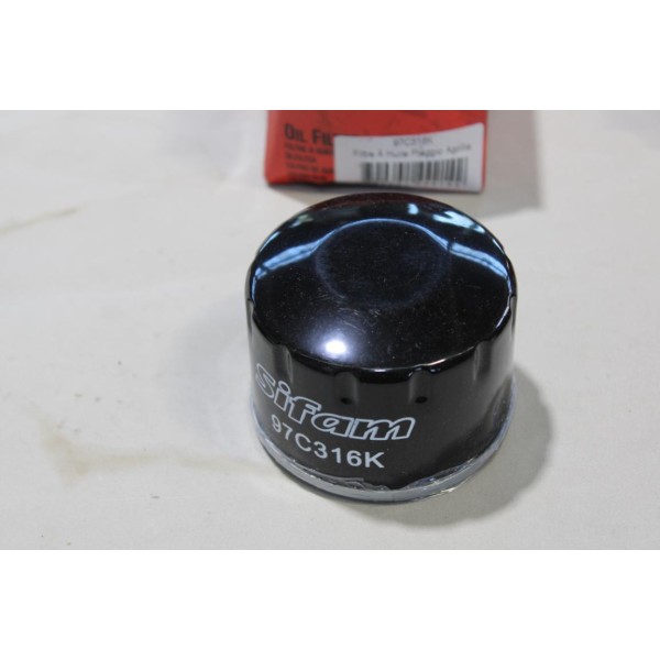Filtre à huile Sifam 97C316K pour scooter piaagio MP3 X8 peugeot citystar laverda diamant formula gilera nord west fuoco 