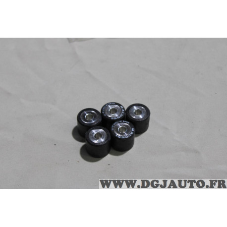 Lot 5 galets galets rouleaux poids variateur 20x17 10gr Malossi 6611095.H0 