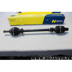 Cardan arbre de transmission 21 cannelures 725mm Neoto T1510 pour renault clio 2 II kangoo essence et diesel 