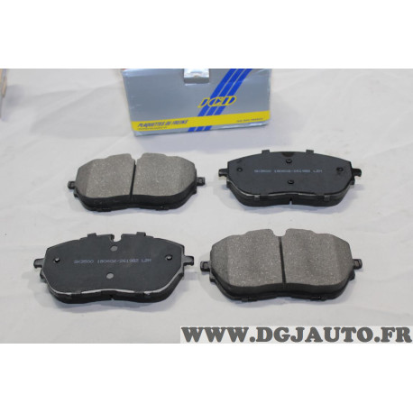 Jeu 4 plaquettes de frein avant montage bendix JCD 011854 pour peugeot 308 partir de 2014 