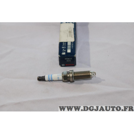Lot 4 bougies allumage double iridium Bosch VR6II33S 9689 0242140539 pour renault modus clio 3 4 III IV twingo 2 II megane 3 III