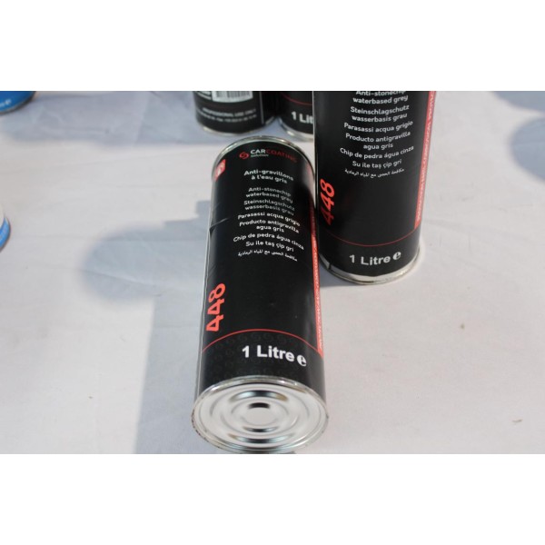 Pot bidon 1L 1 litre anti gravillons à l'eau gris Carcoating 11049 448 