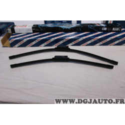 Lot 2 balais essuie glace 650mm + 550mm souple aerotwin Bosch A117S 3397007117 pour renault scenic 2 II 